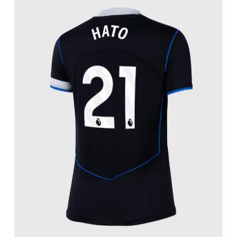 Billige Fotballdrakt Chelsea Jorrel Hato #21 Replika Tredjedrakt Dame 2025-26 Kortermet